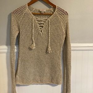 Loft XS tan sweater